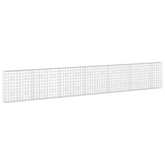 Gabion with 5 mm Wire and 10x10 cm Mesh 650x20x100 cm