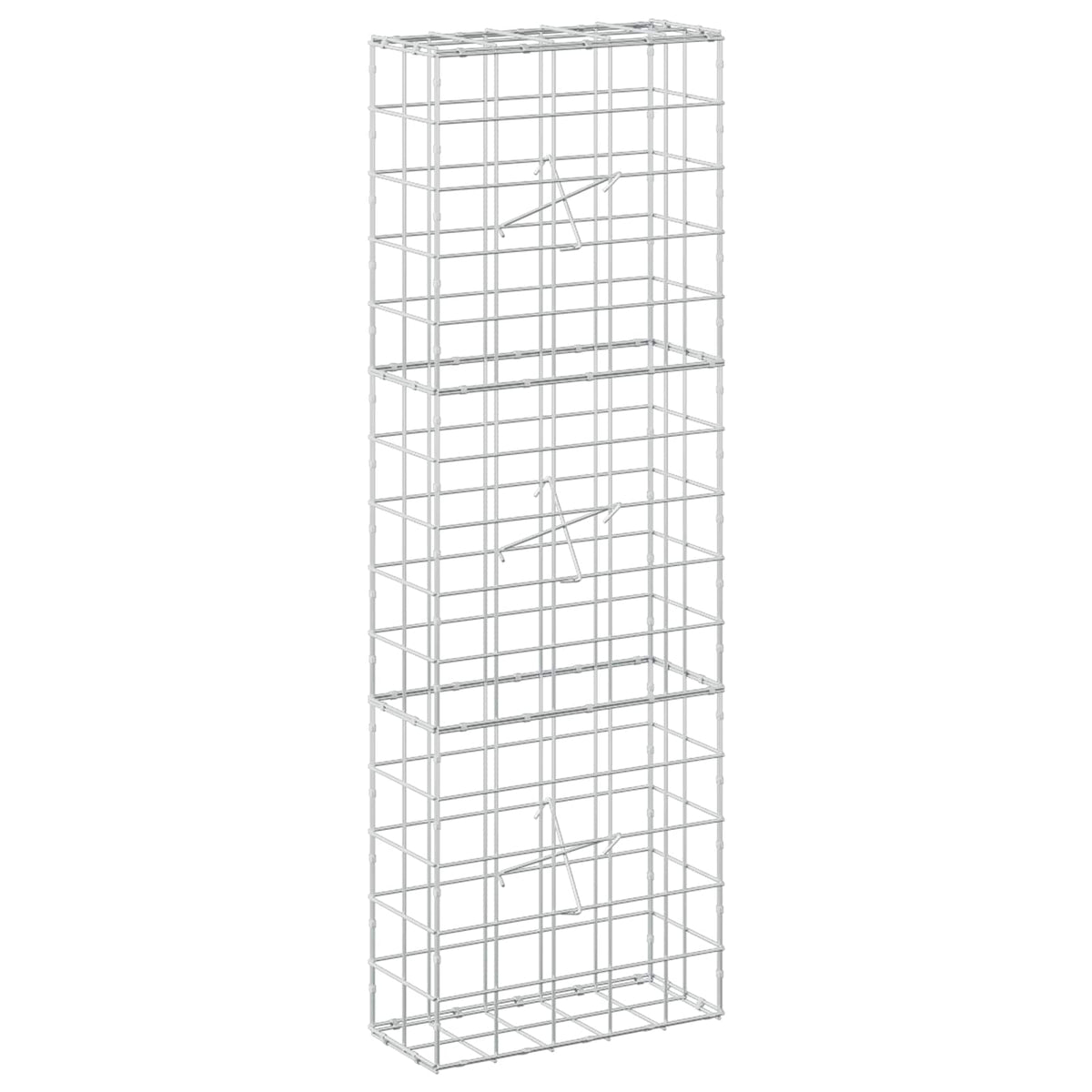 Gabion with 5 mm Wire and 10x10 cm Mesh 50x20x150 cm