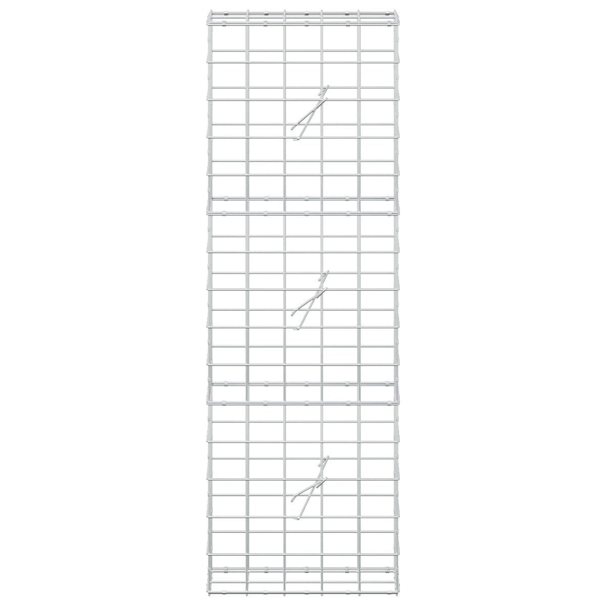 Gabion with 5 mm Wire and 10x10 cm Mesh 50x20x150 cm