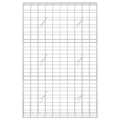 Gabion with 5 mm Wire and 10x10 cm Mesh 100x20x150 cm