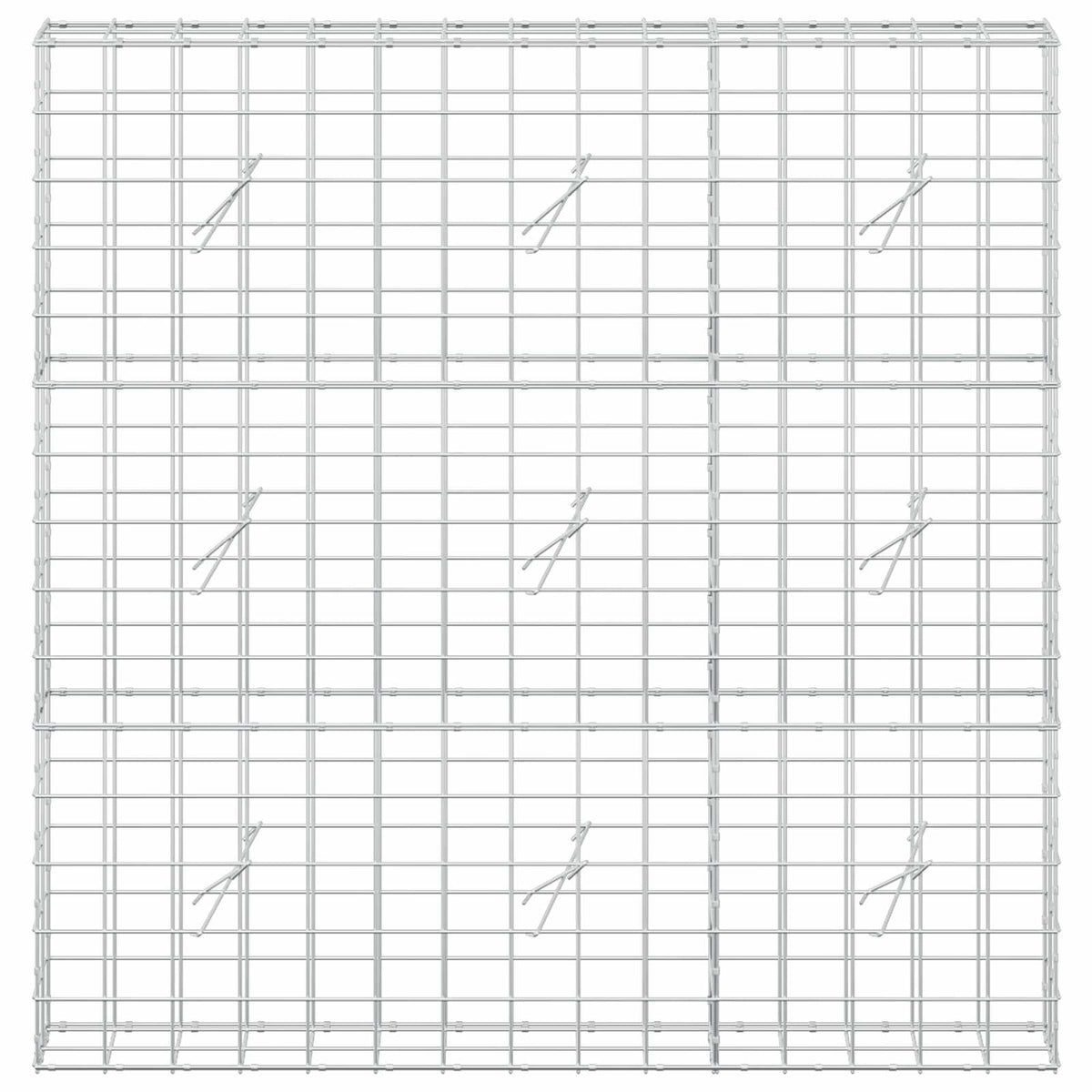 Gabion with 5 mm Wire and 10x10 cm Mesh 150x20x150 cm