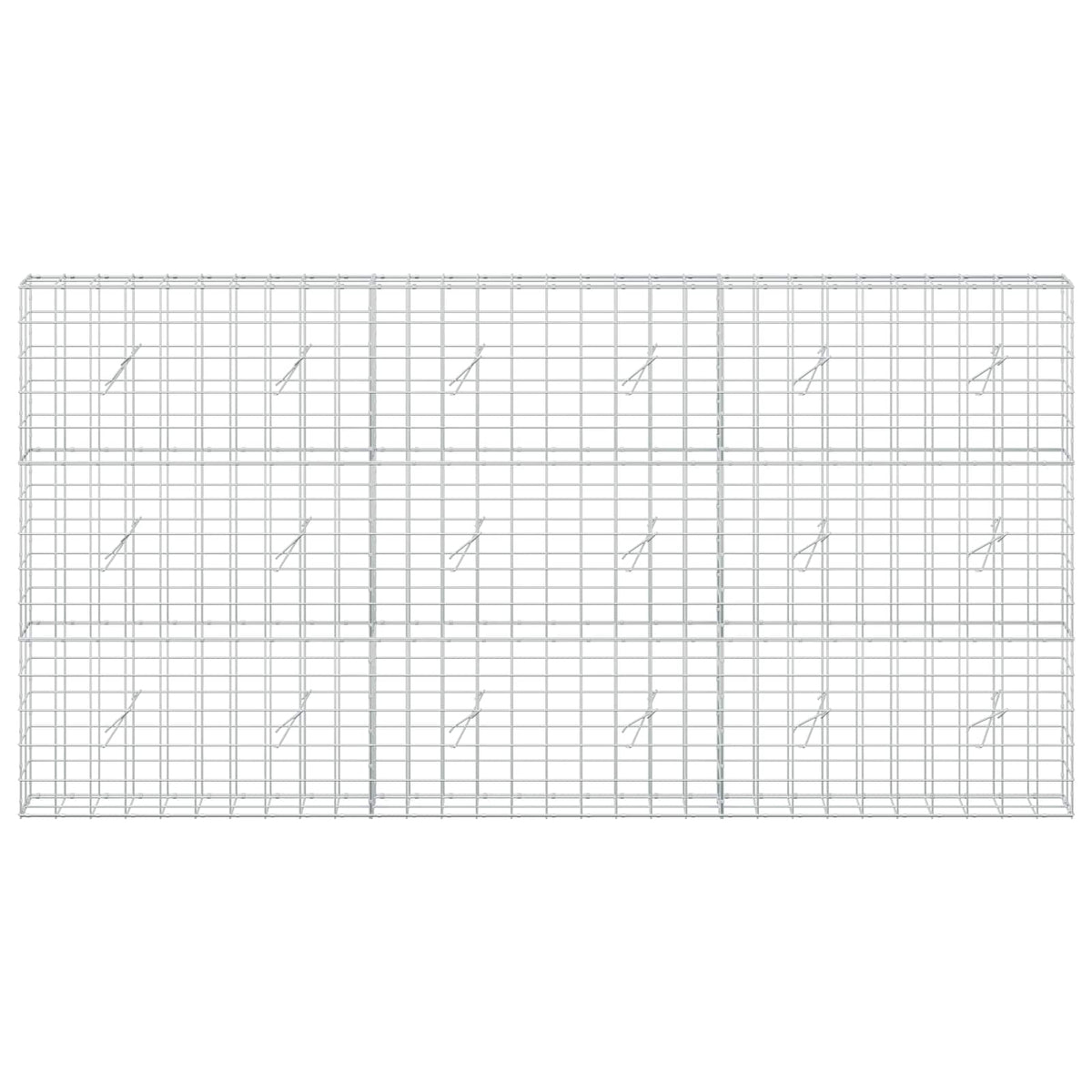 Gabion with 5 mm Wire and 10x10 cm Mesh 300x20x150 cm