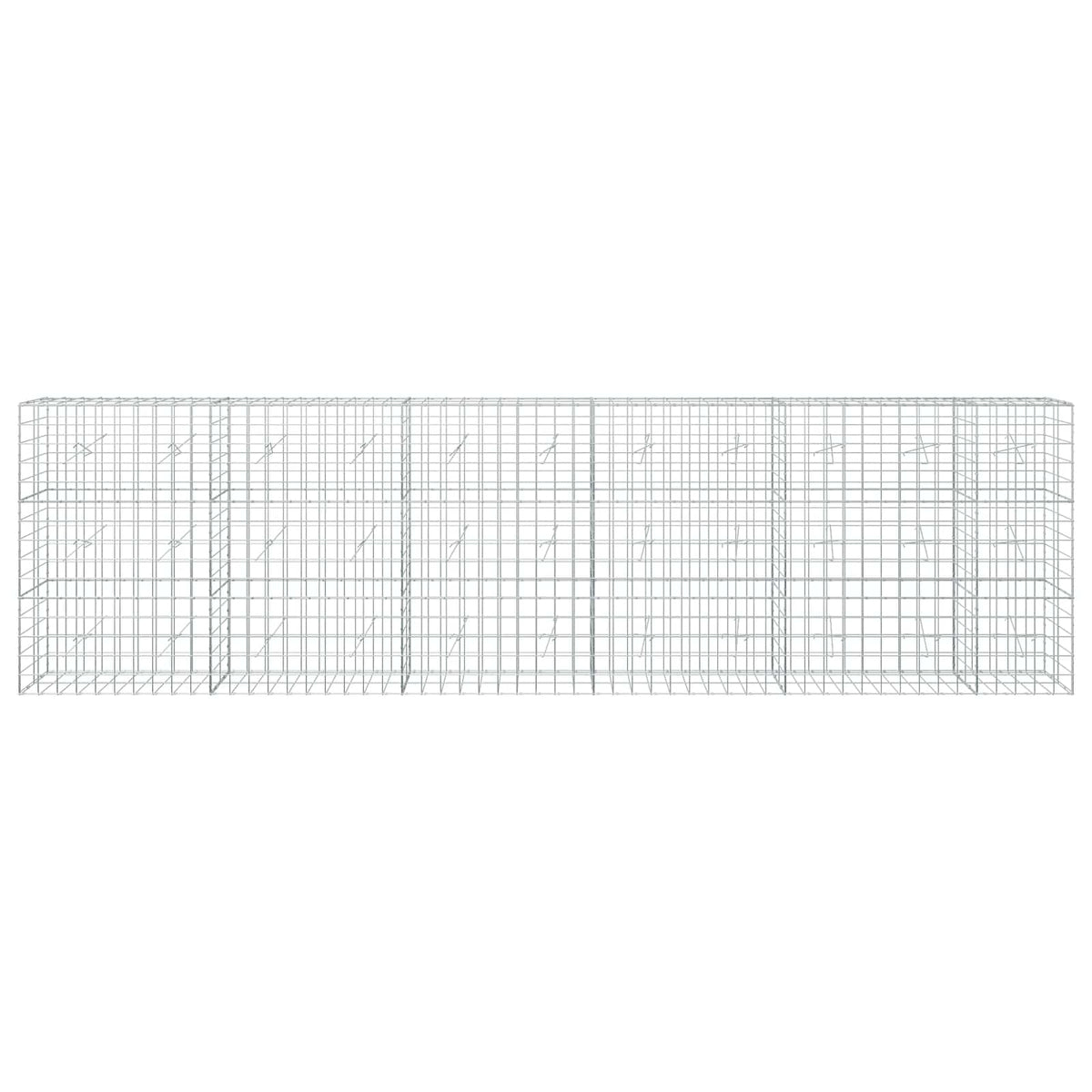 Gabion with 5 mm Wire and 10x10 cm Mesh 550x20x150 cm