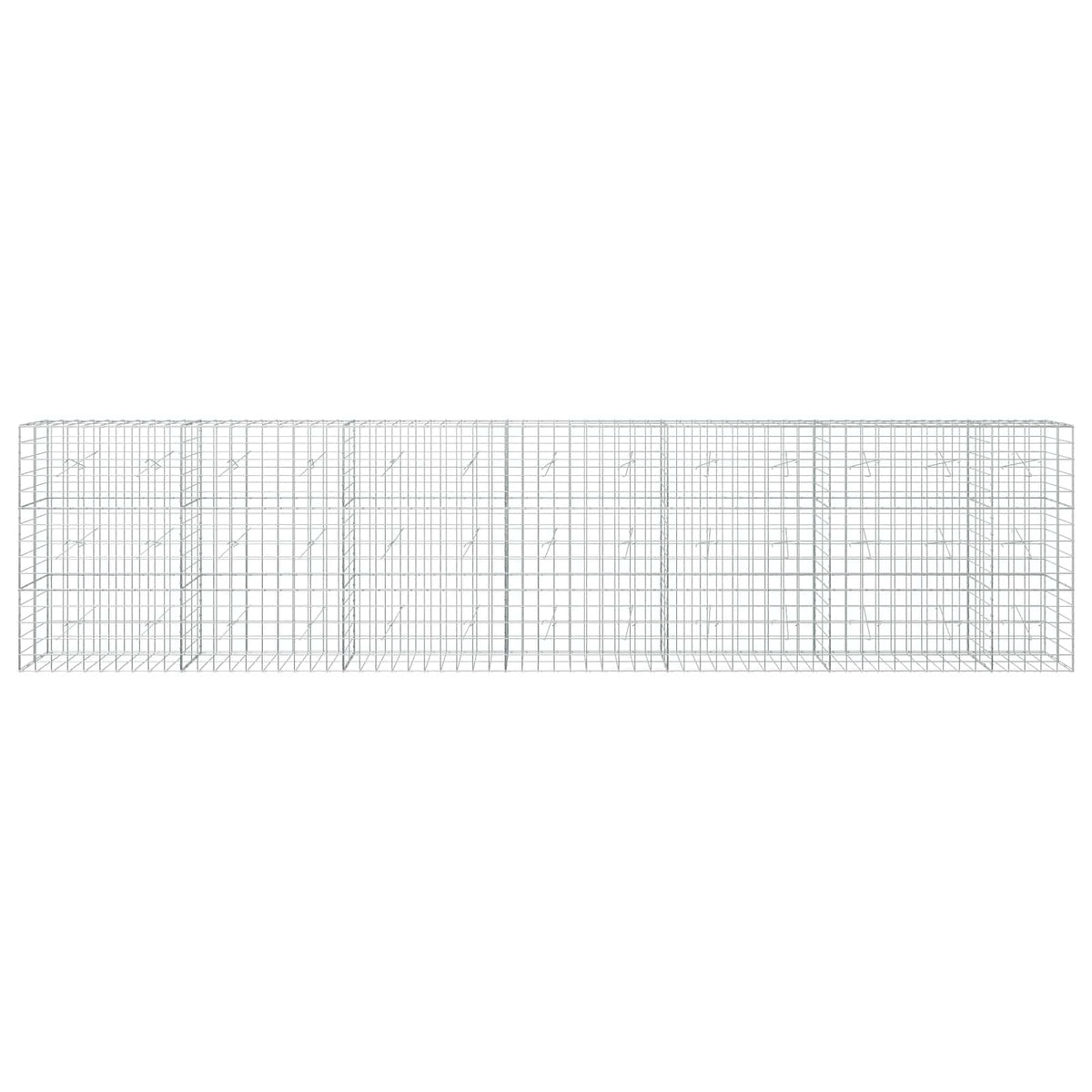 Gabion with 5 mm Wire and 10x10 cm Mesh 650x20x150 cm