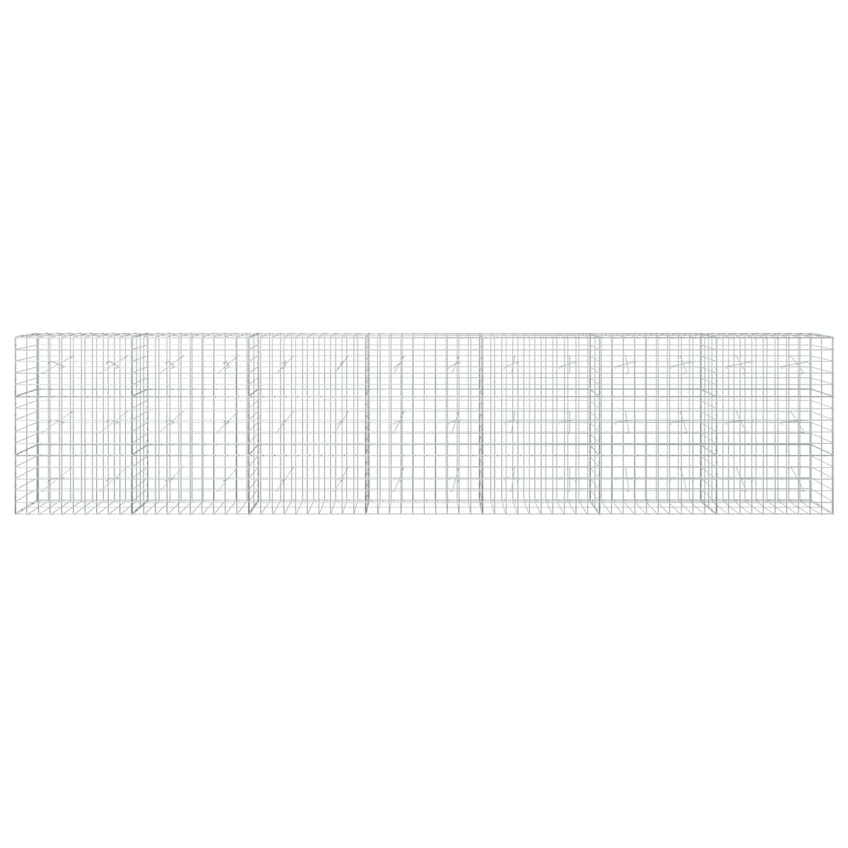 Gabion with 5 mm Wire and 10x10 cm Mesh 700x20x150 cm