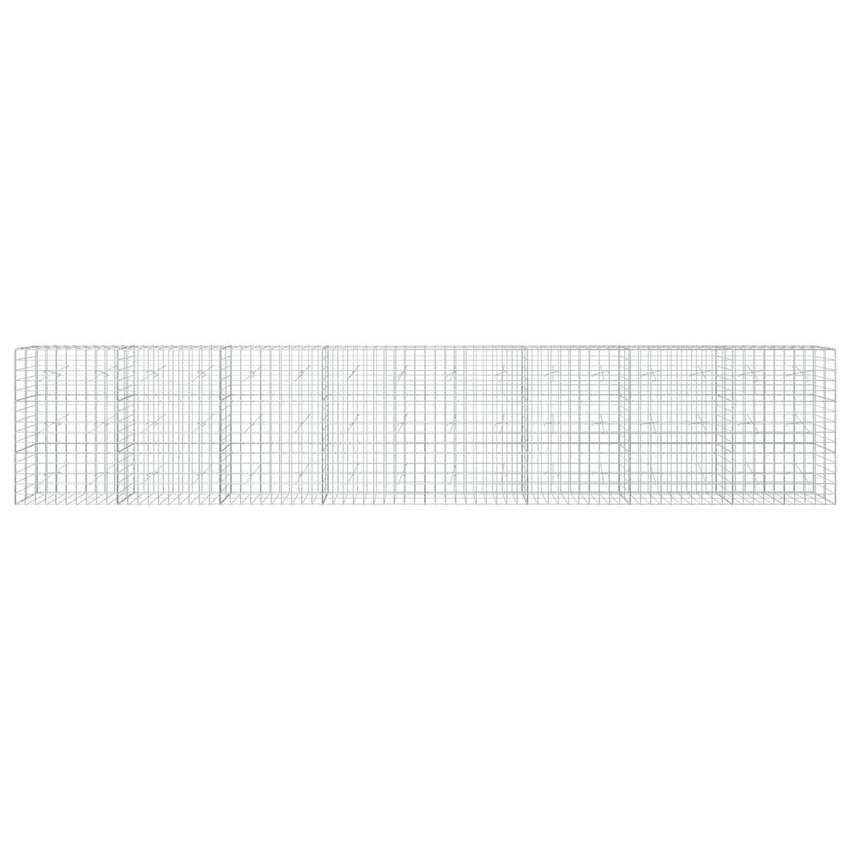 Gabion with 5 mm Wire and 10x10 cm Mesh 800x20x150 cm