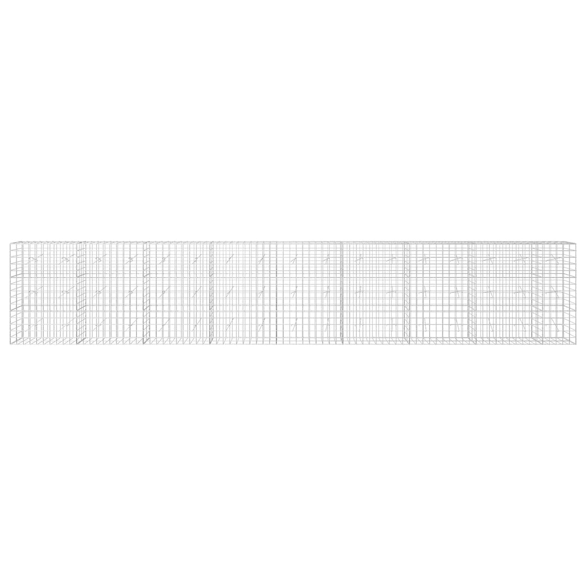 Gabion with 5 mm Wire and 10x10 cm Mesh 850x20x150 cm