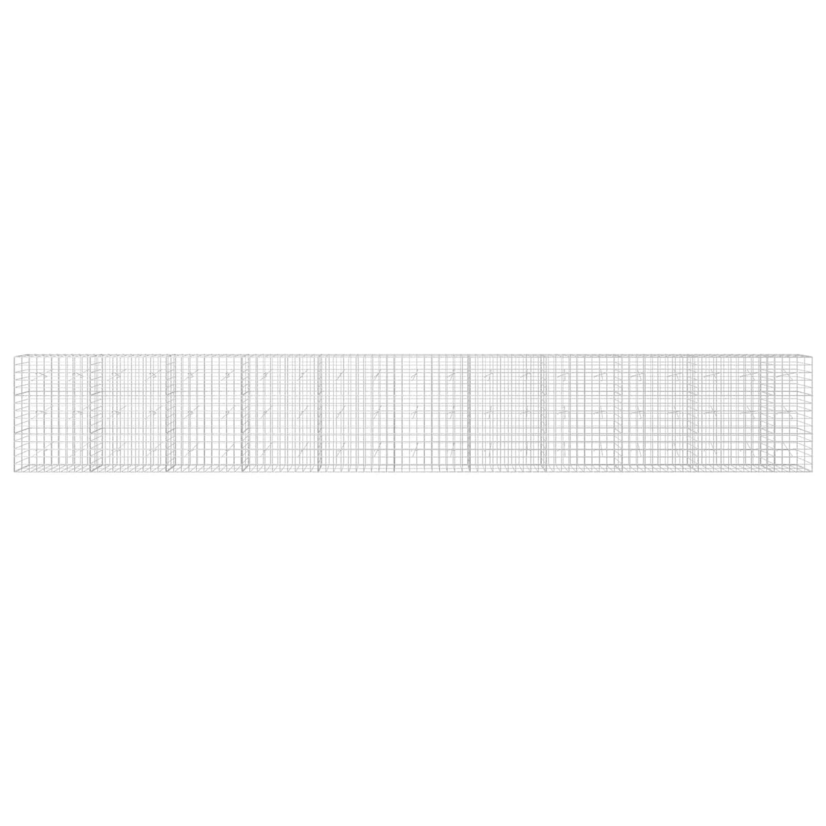 Gabion with 5 mm Wire and 10x10 cm Mesh 1050x20x150 cm
