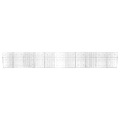 Gabion with 5 mm Wire and 10x10 cm Mesh 1100x20x150 cm