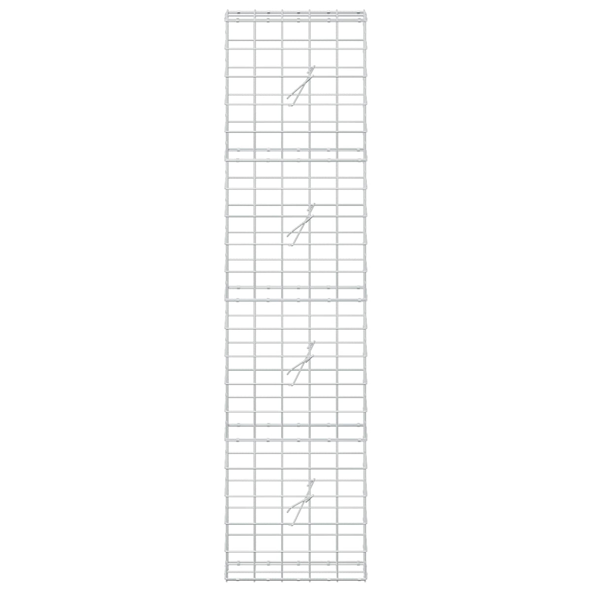 Gabion with 5 mm Wire and 10x10 cm Mesh 50x20x200 cm