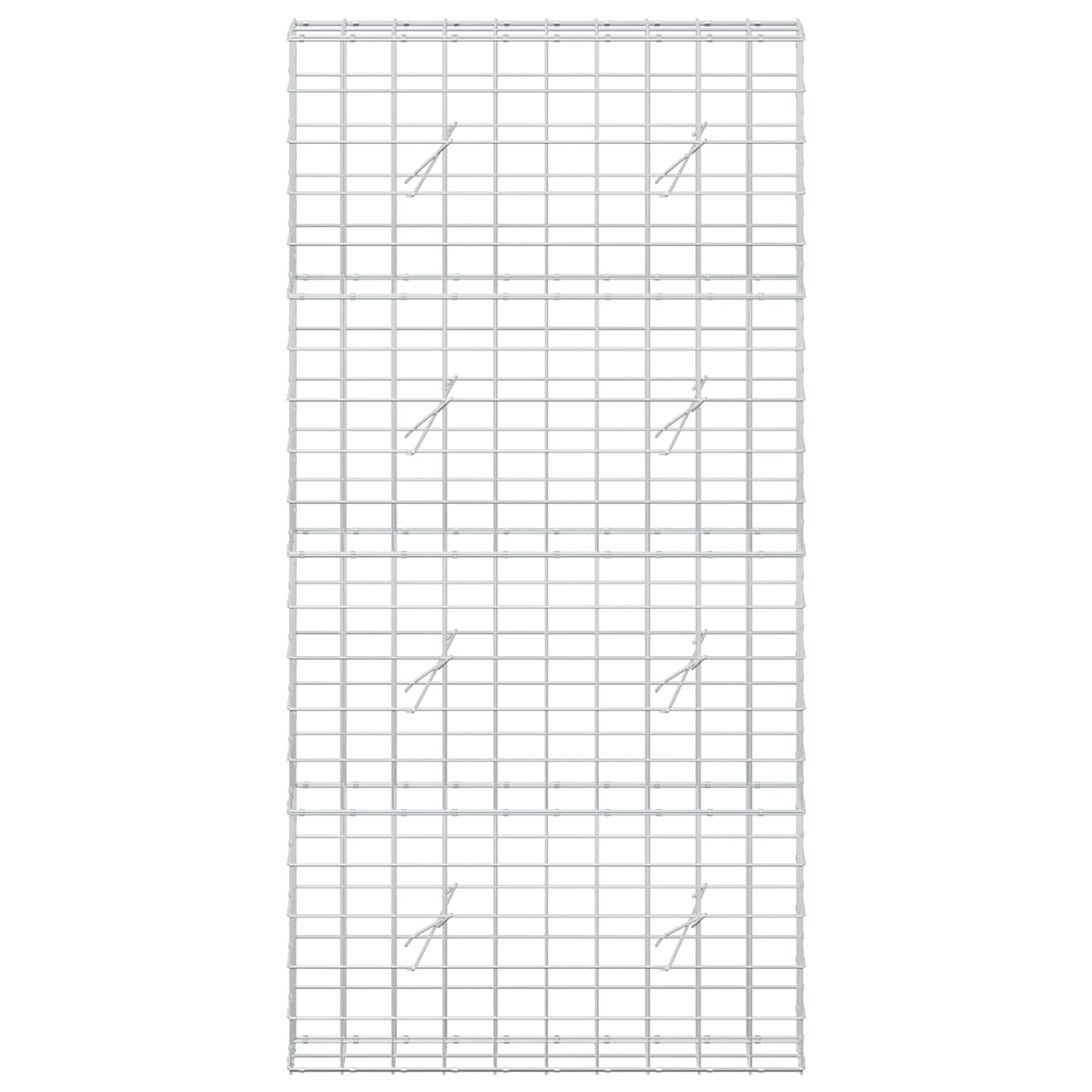 Gabion with 5 mm Wire and 10x10 cm Mesh 100x20x200 cm