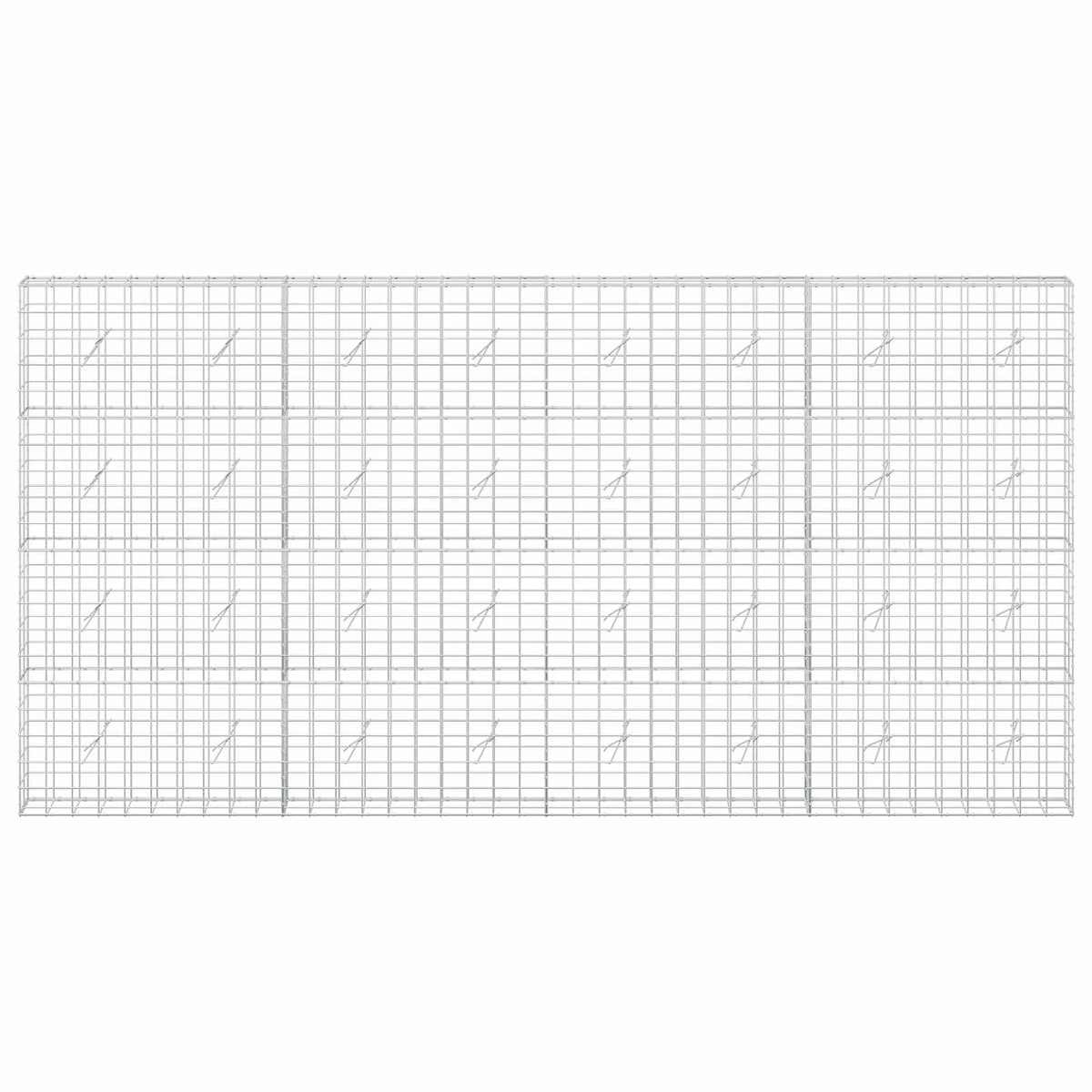 Gabion with 5 mm Wire and 10x10 cm Mesh 400x20x200 cm
