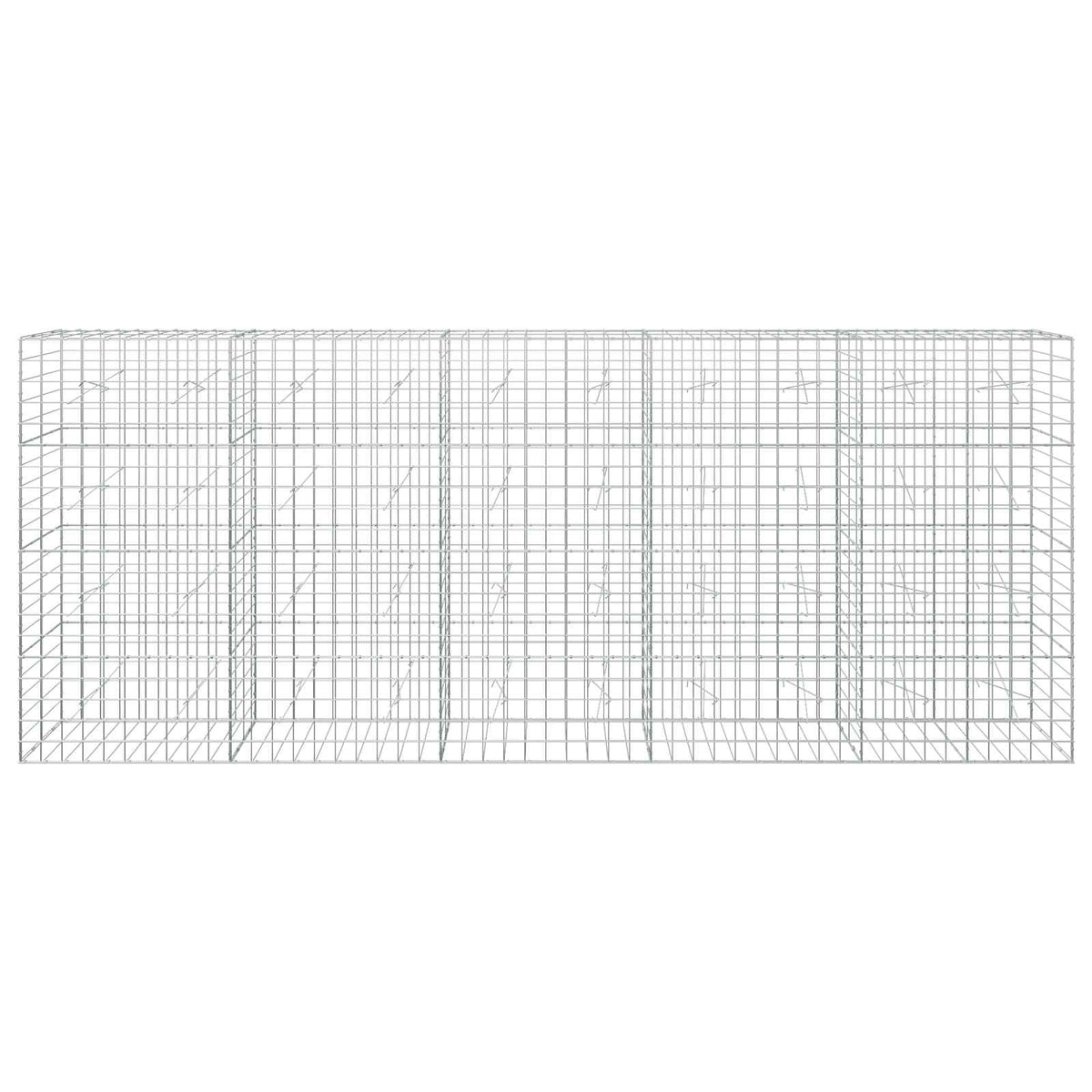 Gabion with 5 mm Wire and 10x10 cm Mesh 500x20x200 cm