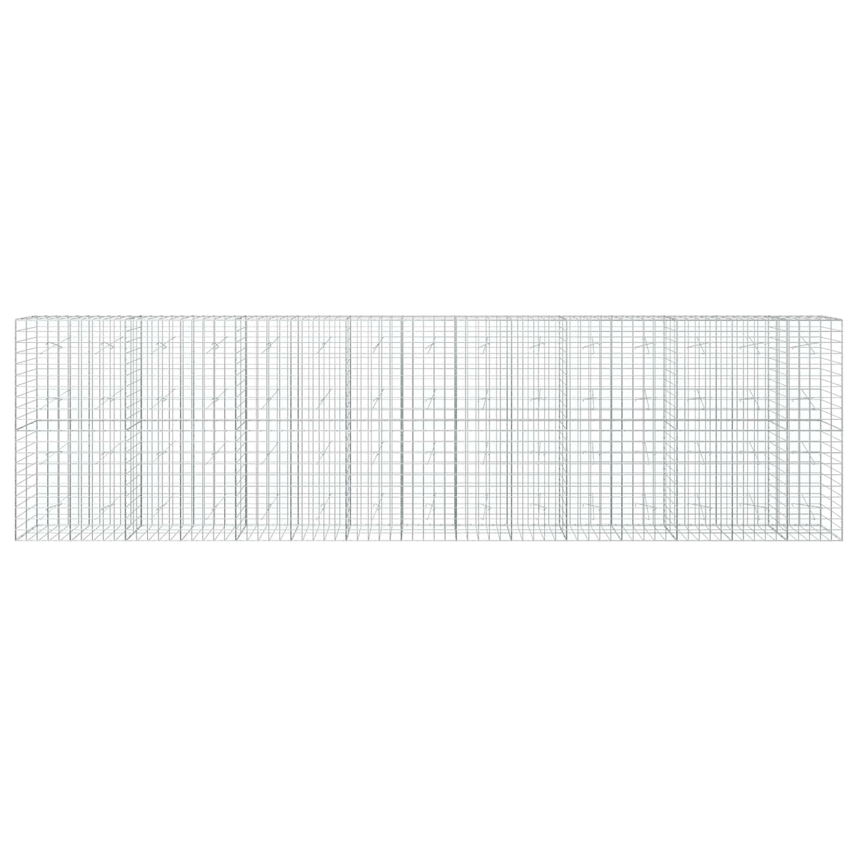 Gabion with 5 mm Wire and 10x10 cm Mesh 750x20x200 cm