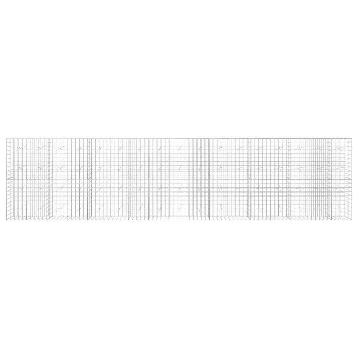 Gabion with 5 mm Wire and 10x10 cm Mesh 850x20x200 cm