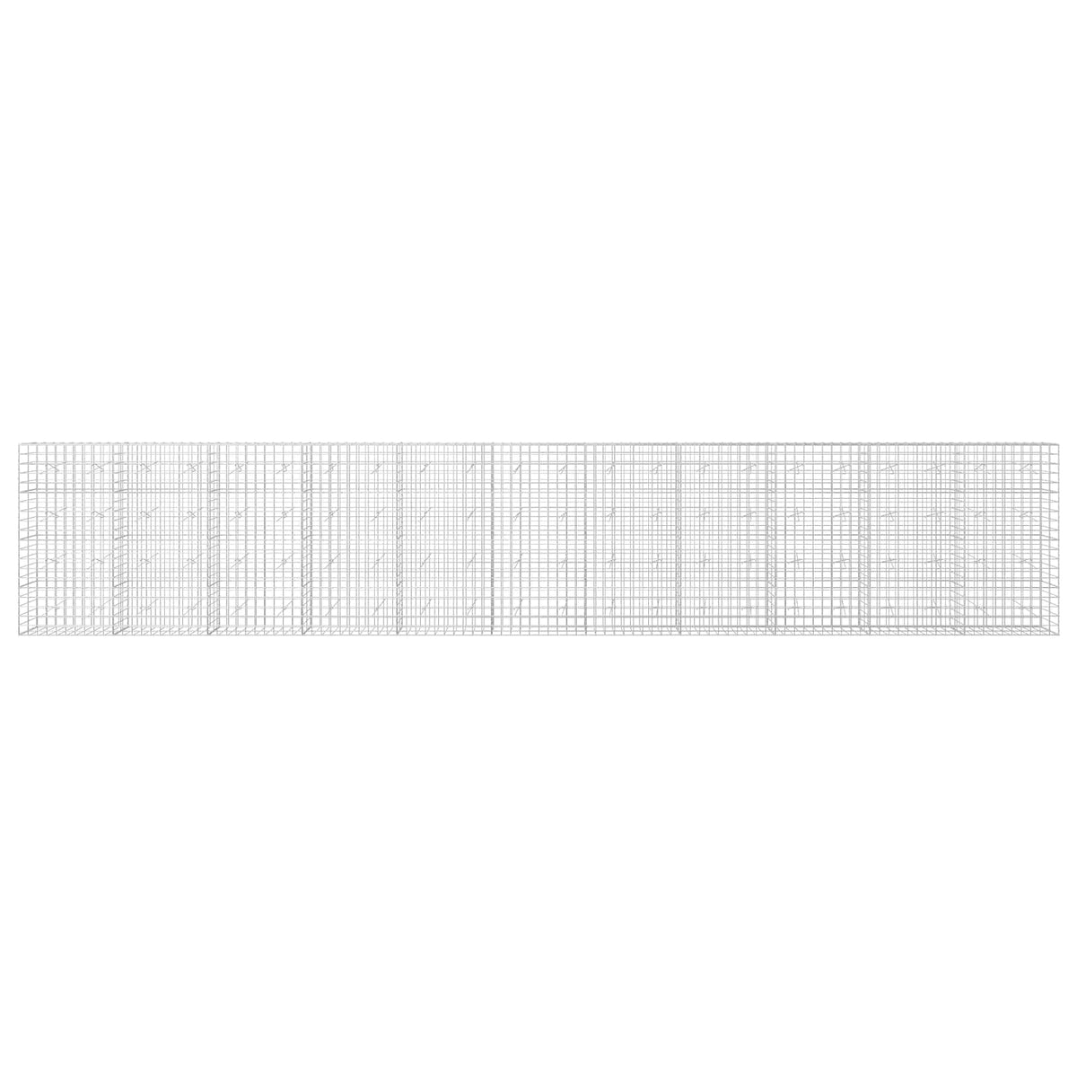 Gabion with 5 mm Wire and 10x10 cm Mesh 1100x20x200 cm