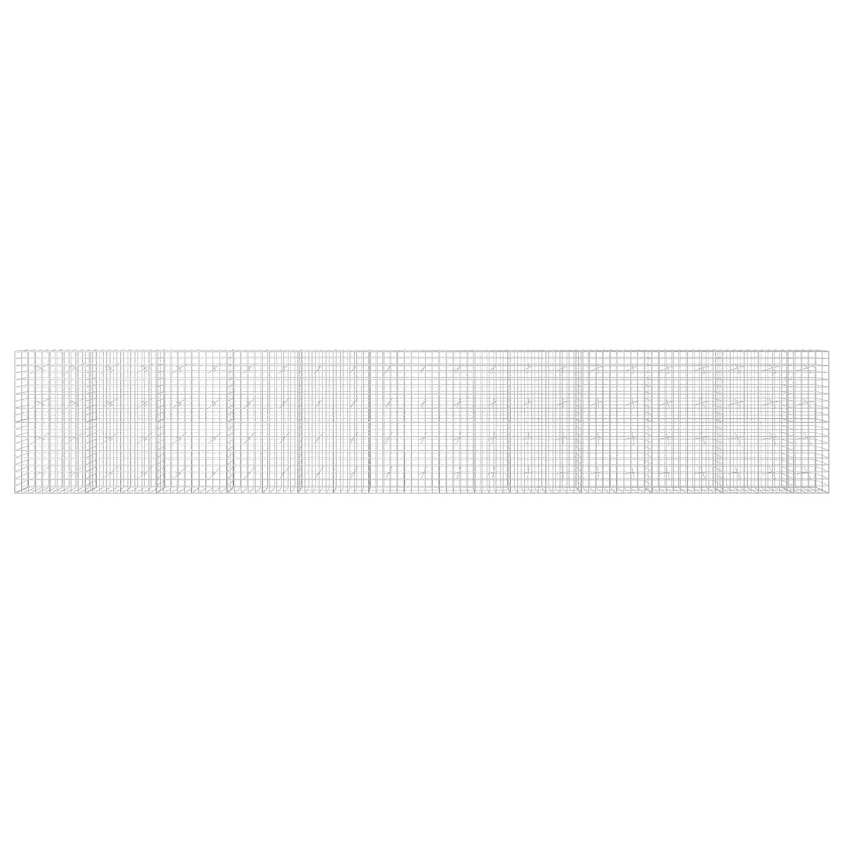 Gabion with 5 mm Wire and 10x10 cm Mesh 1150x20x200 cm