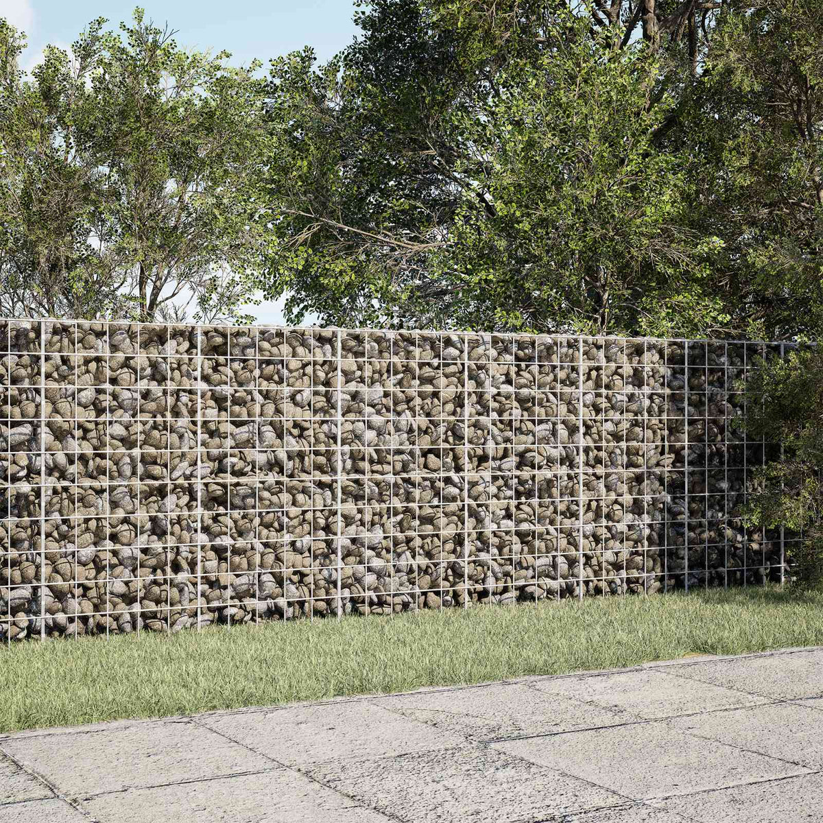 Gabion with 5 mm Wire and 10x10 cm Mesh 200x30x100 cm