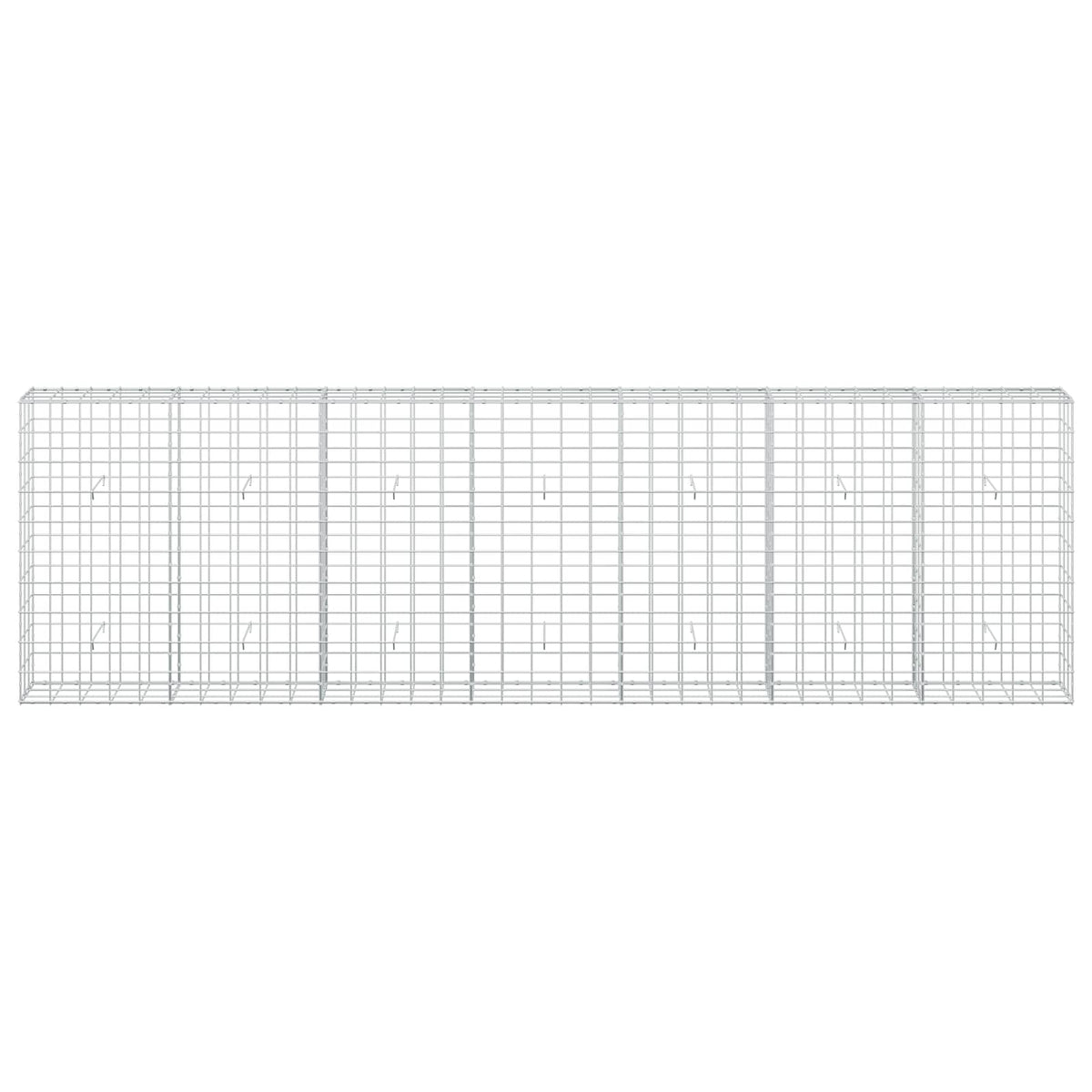 Gabion with 5 mm Wire and 10x10 cm Mesh 350x30x100 cm