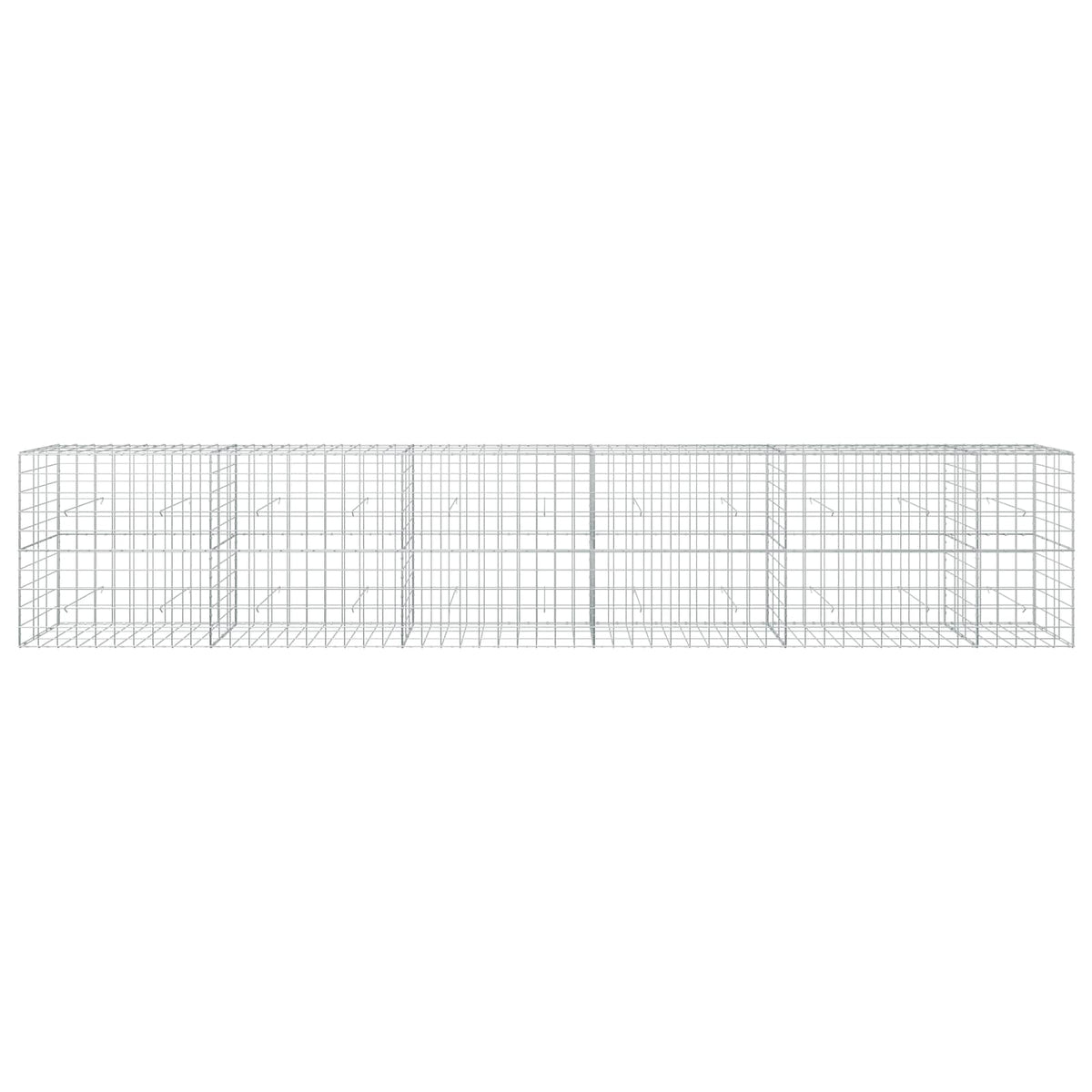 Gabion with 5 mm Wire and 10x10 cm Mesh 550x30x100 cm