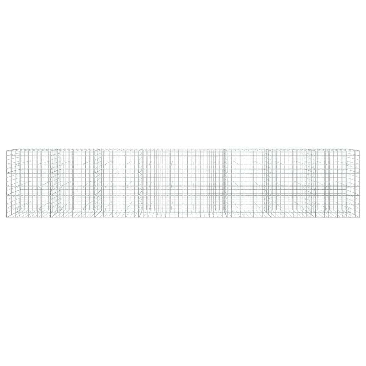 Gabion with 5 mm Wire and 10x10 cm Mesh 800x30x150 cm