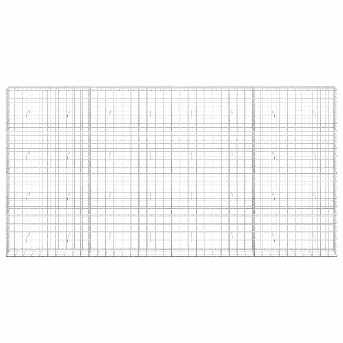 Gabion with 5 mm Wire and 10x10 cm Mesh 400x30x200 cm