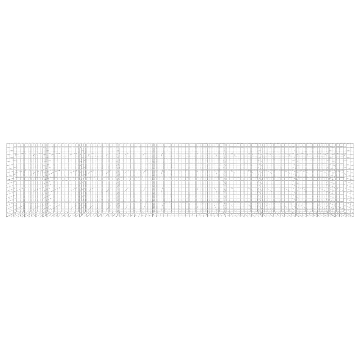 Gabion with 5 mm Wire and 10x10 cm Mesh 950x30x200 cm