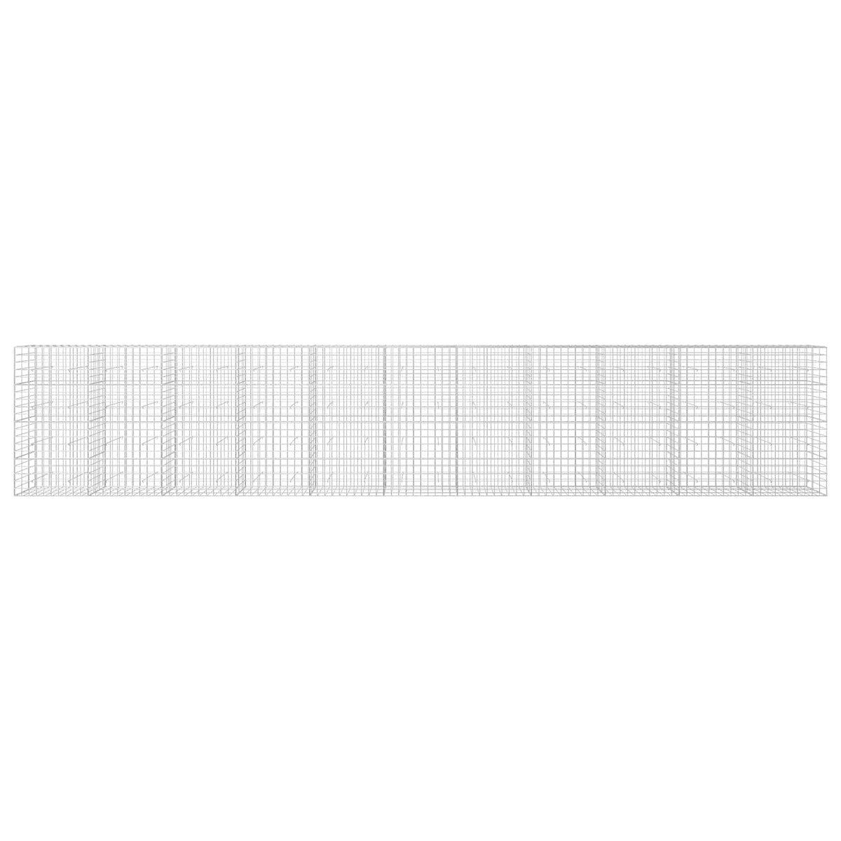 Gabion with 5 mm Wire and 10x10 cm Mesh 1100x30x200 cm