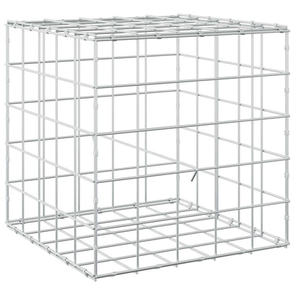 Gabion with 5 mm Wire and 10x10 cm Mesh 50x50x50 cm