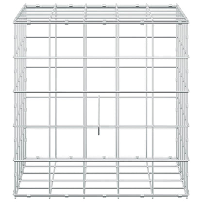Gabion with 5 mm Wire and 10x10 cm Mesh 50x50x50 cm