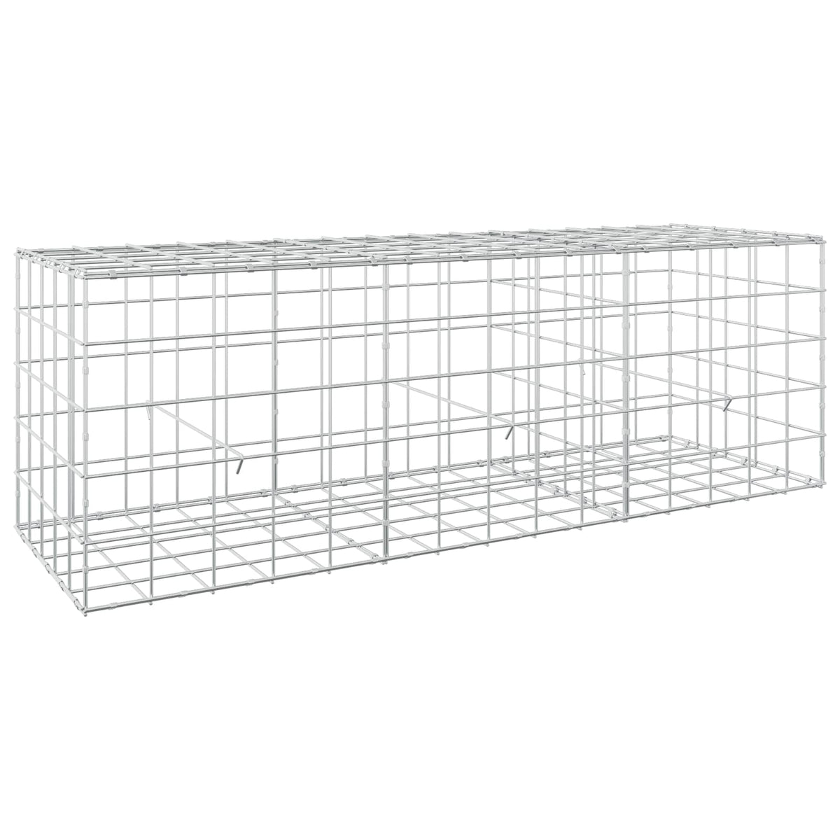 Gabion with 5 mm Wire and 10x10 cm Mesh 150x50x50 cm