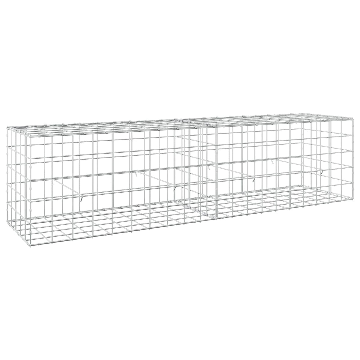 Gabion with 5 mm Wire and 10x10 cm Mesh 200x50x50 cm