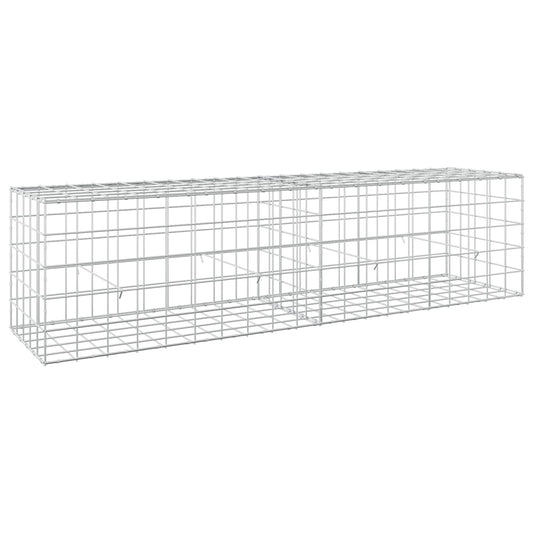 Gabion with 5 mm Wire and 10x10 cm Mesh 200x50x50 cm