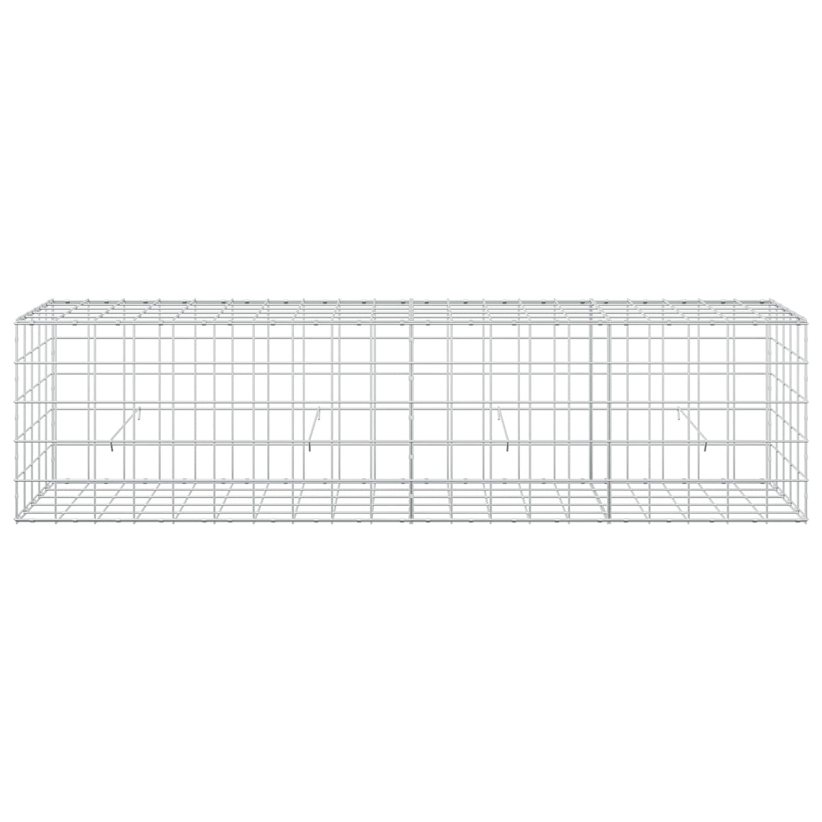 Gabion with 5 mm Wire and 10x10 cm Mesh 200x50x50 cm