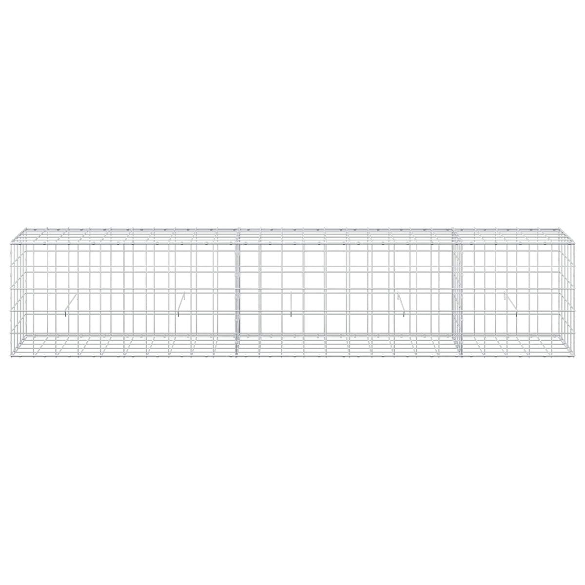 Gabion with 5 mm Wire and 10x10 cm Mesh 250x50x50 cm