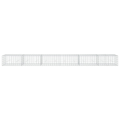 Gabion with 5 mm Wire and 10x10 cm Mesh 600x50x50 cm