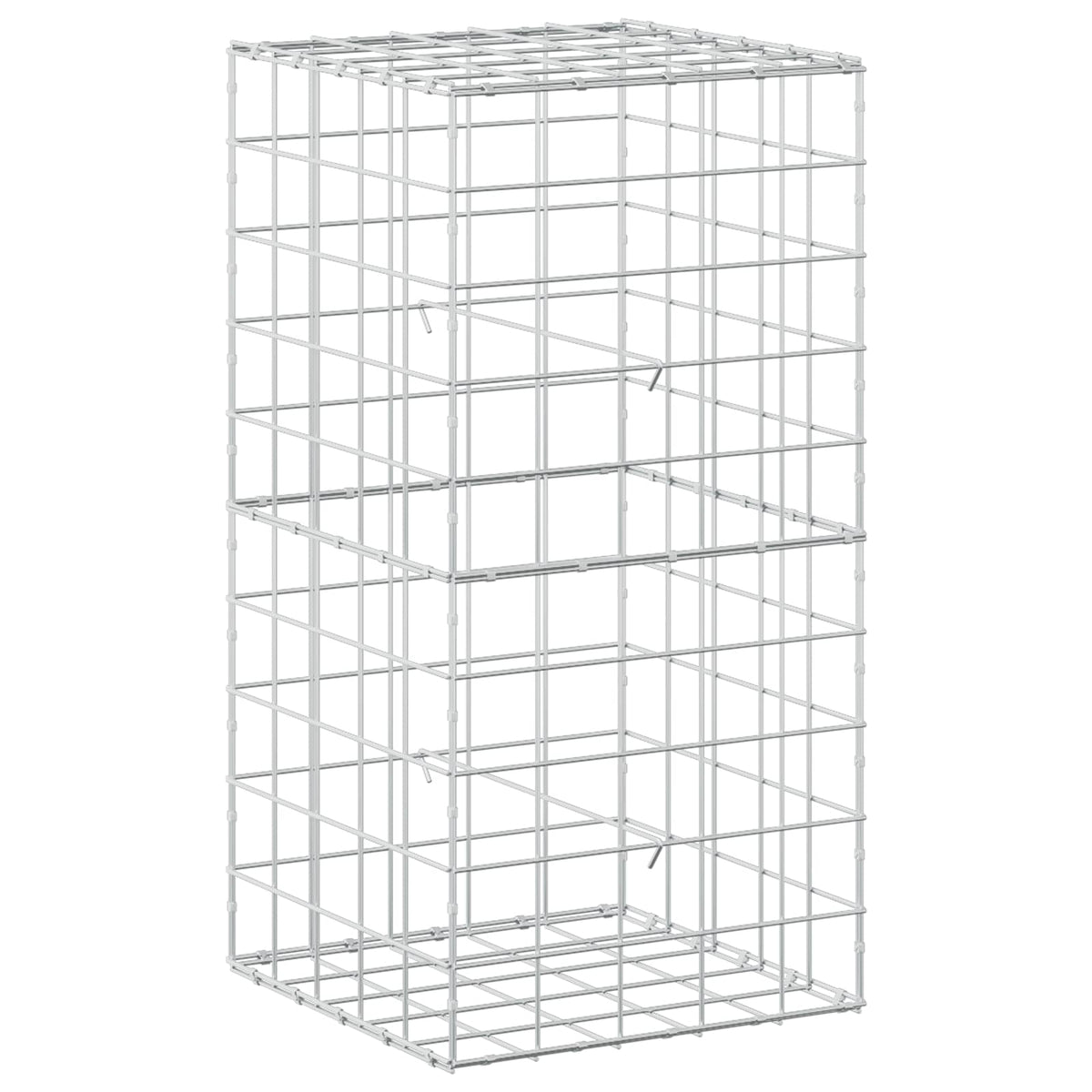 Gabion with 5 mm Wire and 10x10 cm Mesh 50x50x100 cm