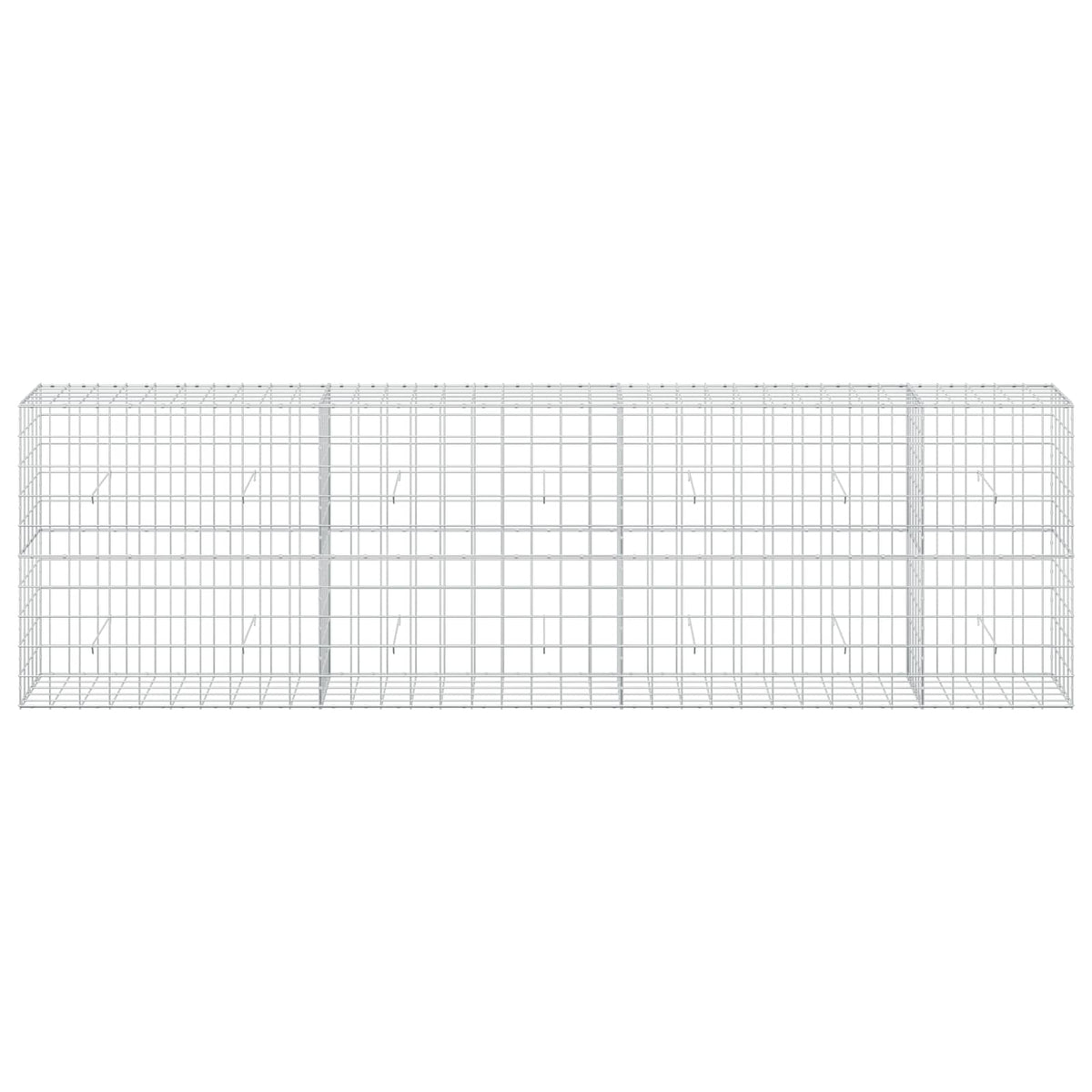 Gabion with 5 mm Wire and 10x10 cm Mesh 350x50x100 cm