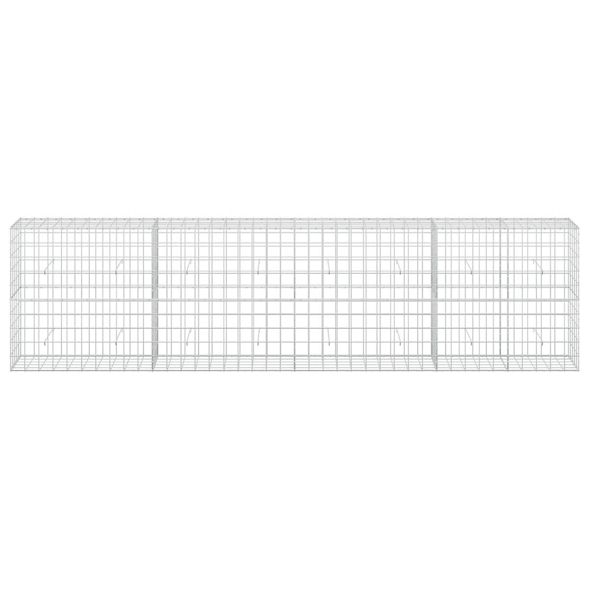 Gabion with 5 mm Wire and 10x10 cm Mesh 400x50x100 cm
