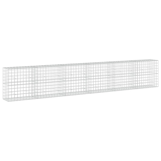 Gabion with 5 mm Wire and 10x10 cm Mesh 600x50x100 cm