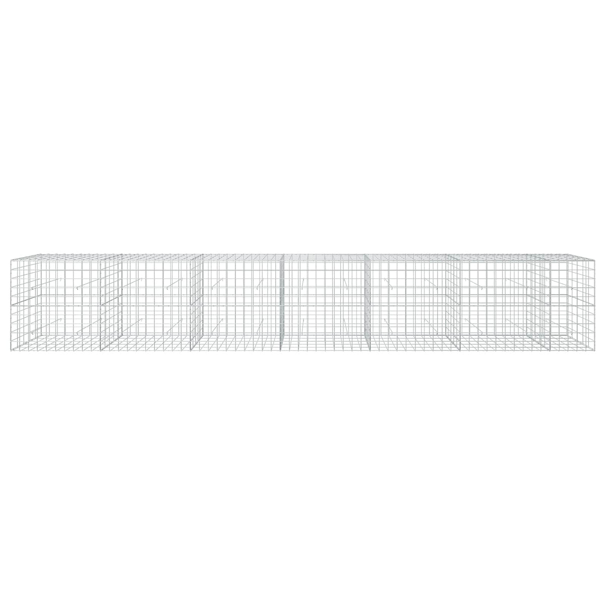 Gabion with 5 mm Wire and 10x10 cm Mesh 650x50x100 cm