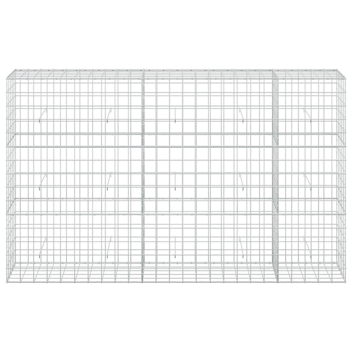 Gabion with 5 mm Wire and 10x10 cm Mesh 250x50x150 cm