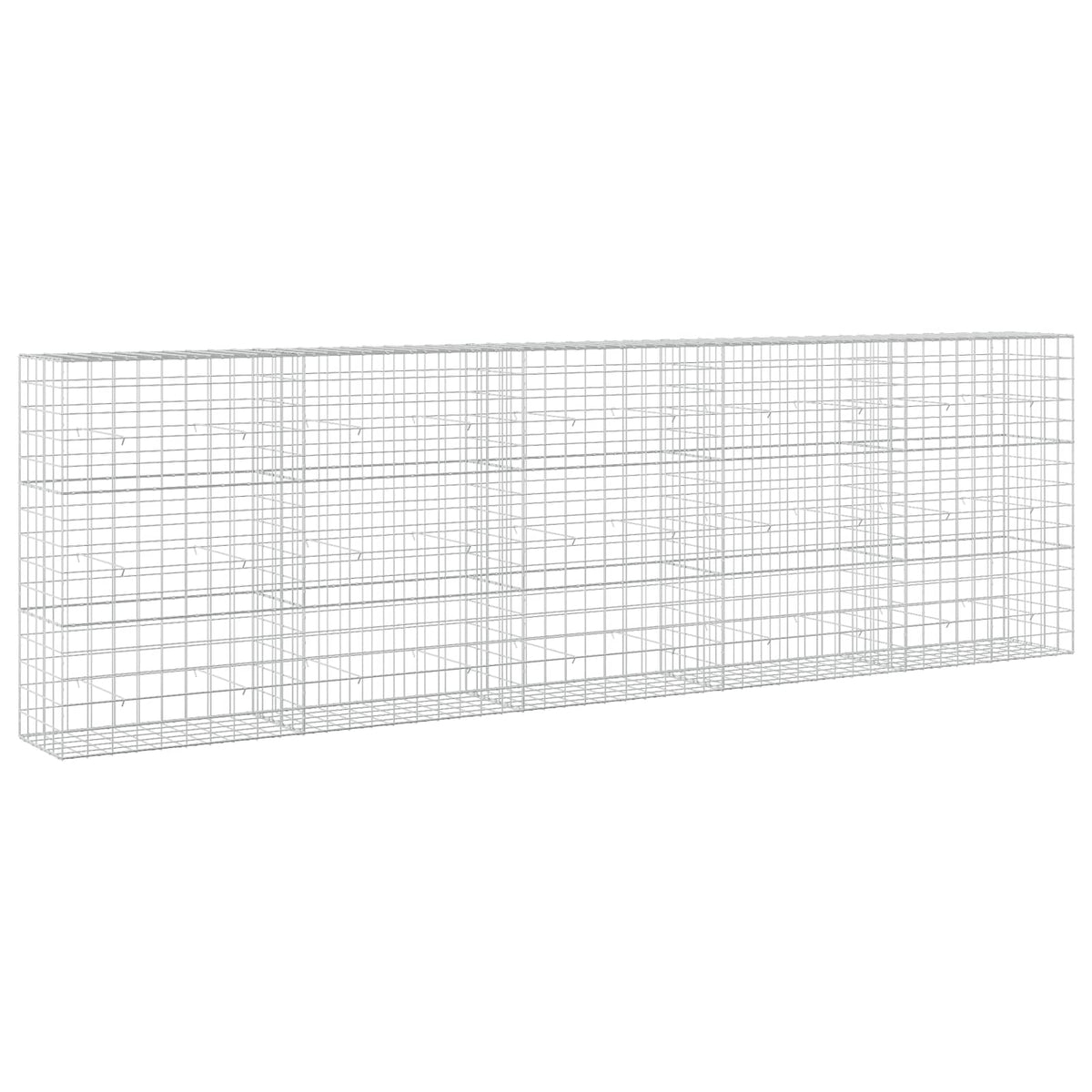 Gabion with 5 mm Wire and 10x10 cm Mesh 500x50x150 cm