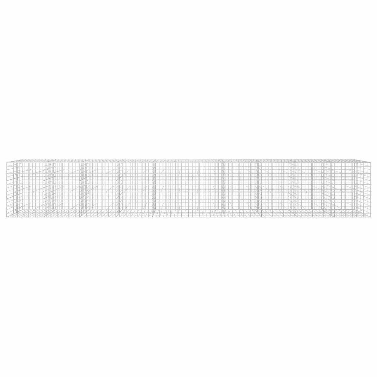 Gabion with 5 mm Wire and 10x10 cm Mesh 1000x50x150 cm