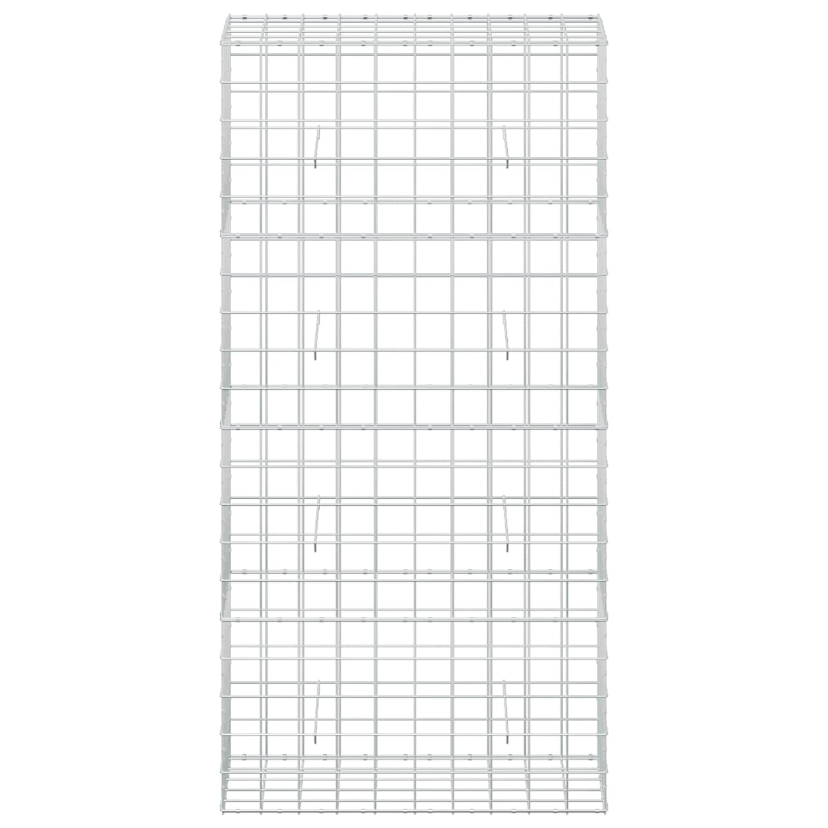 Gabion with 5 mm Wire and 10x10 cm Mesh 100x50x200 cm