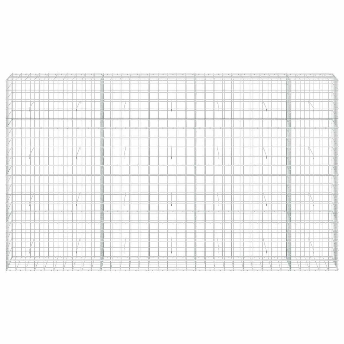 Gabion with 5 mm Wire and 10x10 cm Mesh 350x50x200 cm