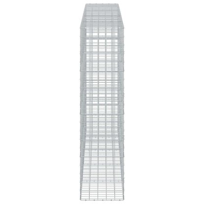 Gabion with 5 mm Wire and 10x10 cm Mesh 450x50x200 cm