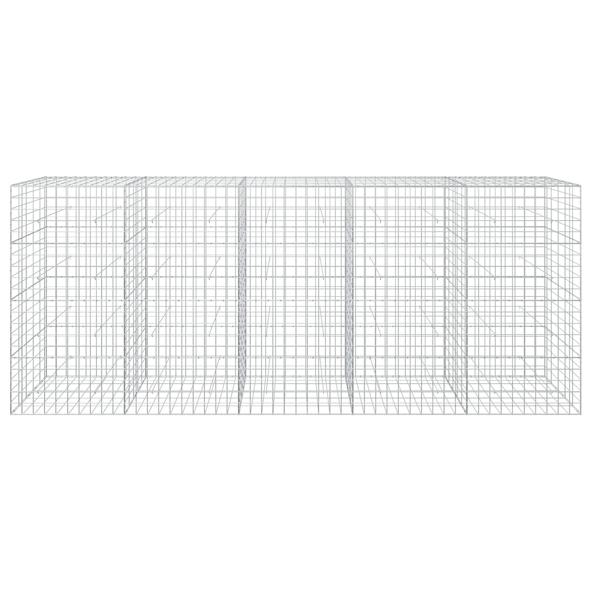 Gabion with 5 mm Wire and 10x10 cm Mesh 500x50x200 cm