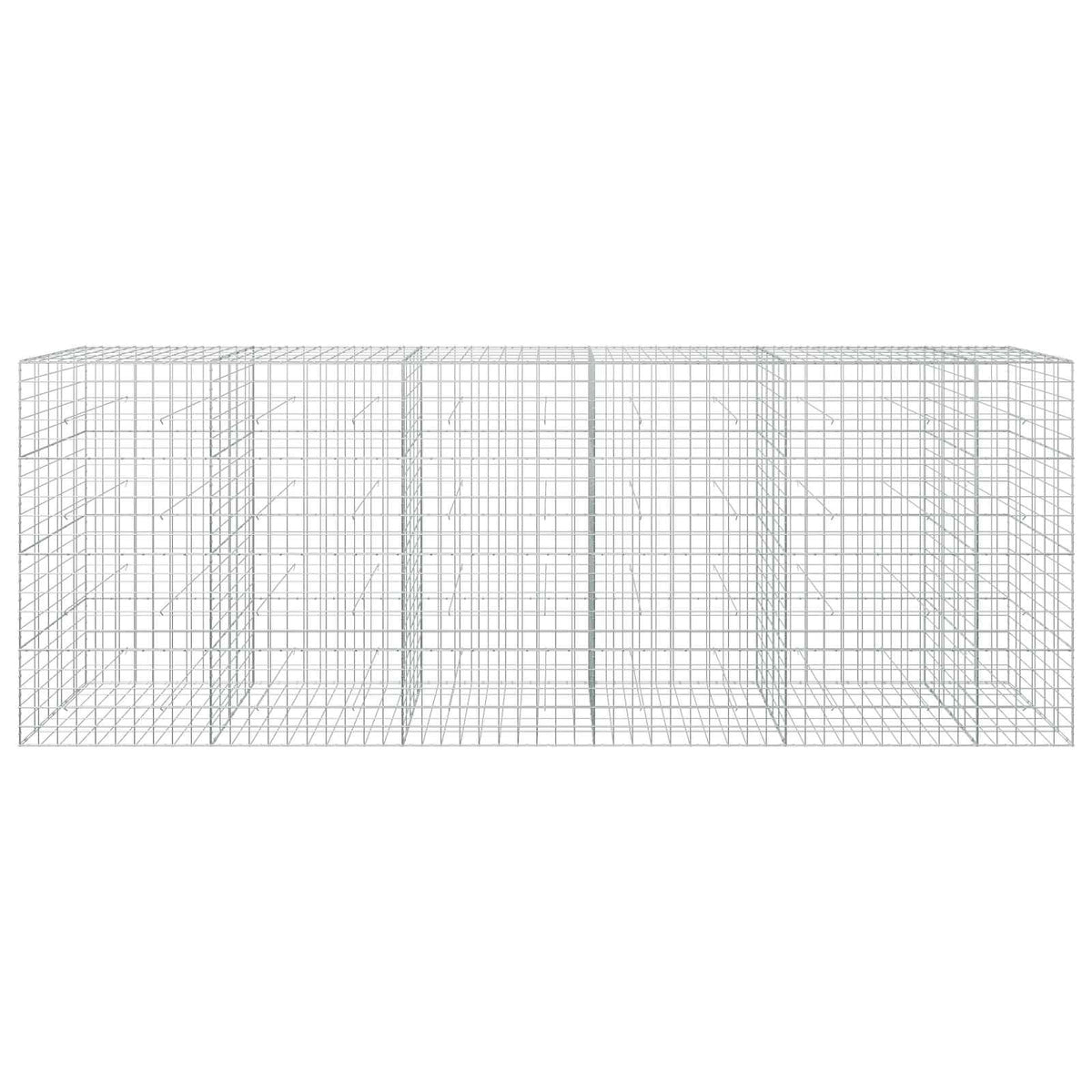 Gabion with 5 mm Wire and 10x10 cm Mesh 550x50x200 cm