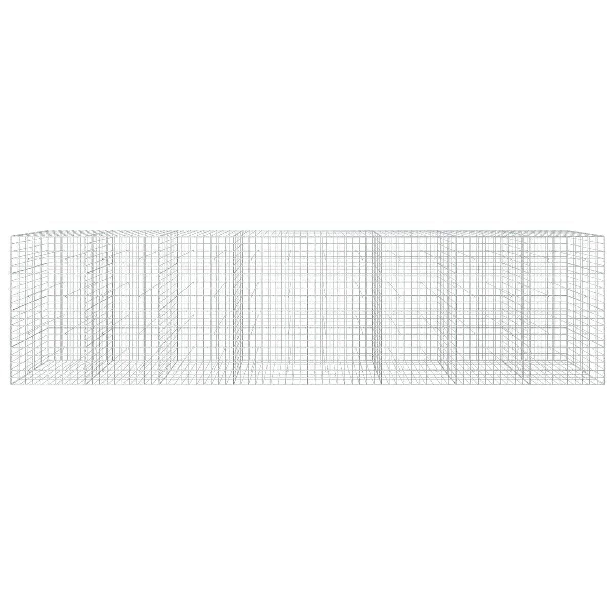Gabion with 5 mm Wire and 10x10 cm Mesh 800x50x200 cm